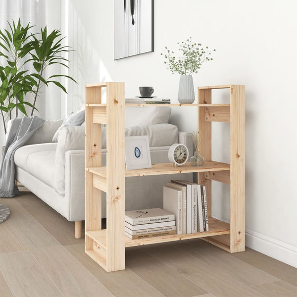  Book Cabinet/Room Divider White/Black/Brown/Natural Solid Wood Pine