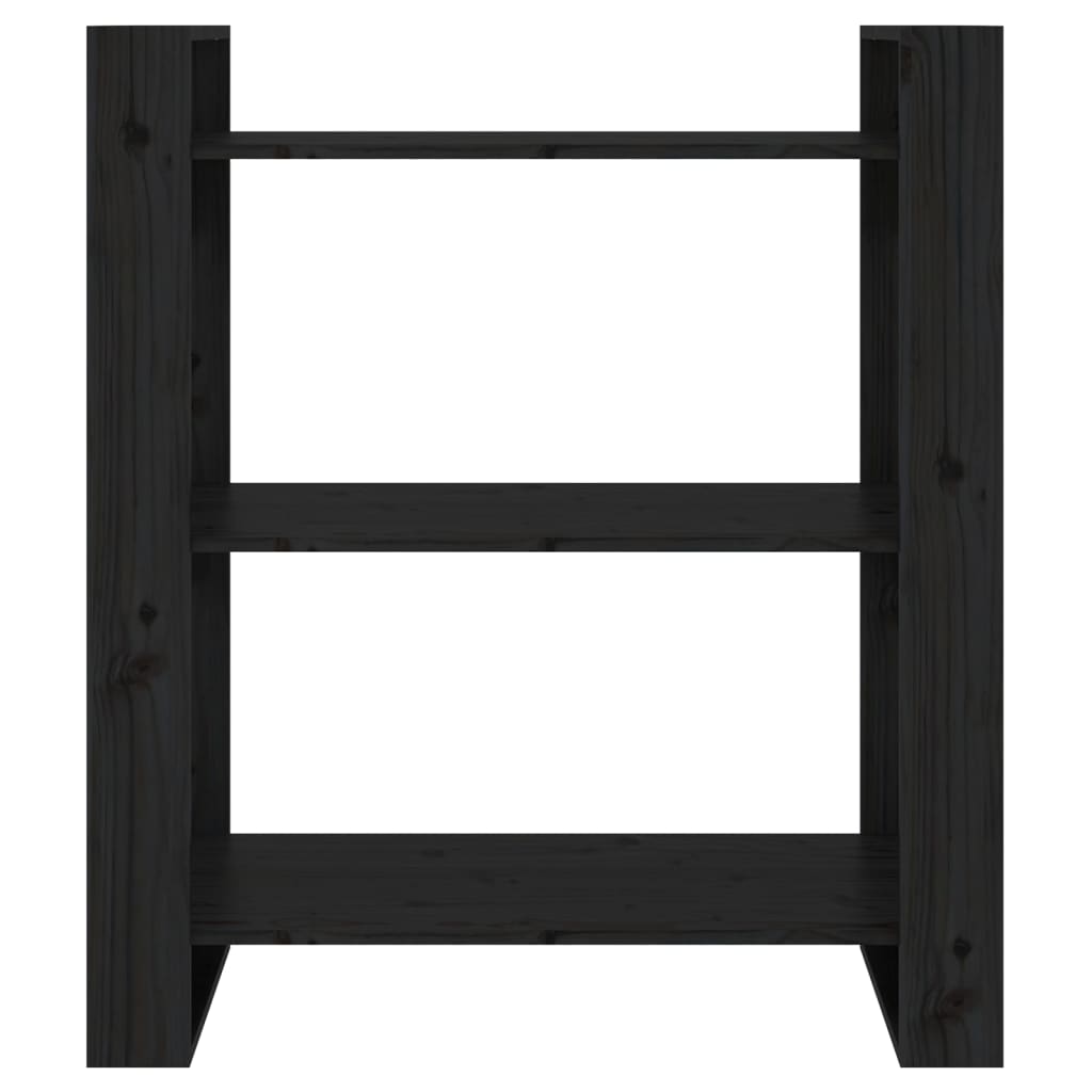 Book Cabinet/Room Divider White/Black/Brown/Natural Solid Wood Pine