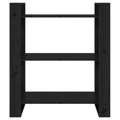 Book Cabinet/Room Divider White/Black/Brown/Natural Solid Wood Pine
