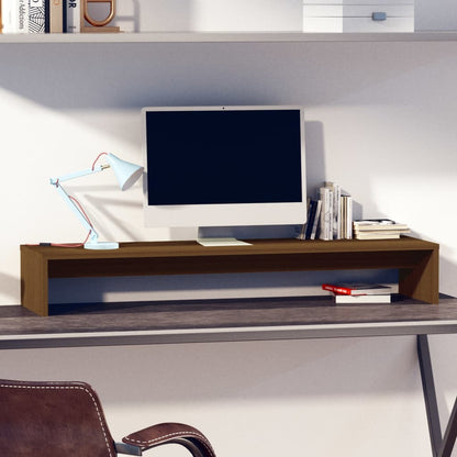 TV Stands Monitor Stand Black/White/Brwon/Natural Solid Wood Pine