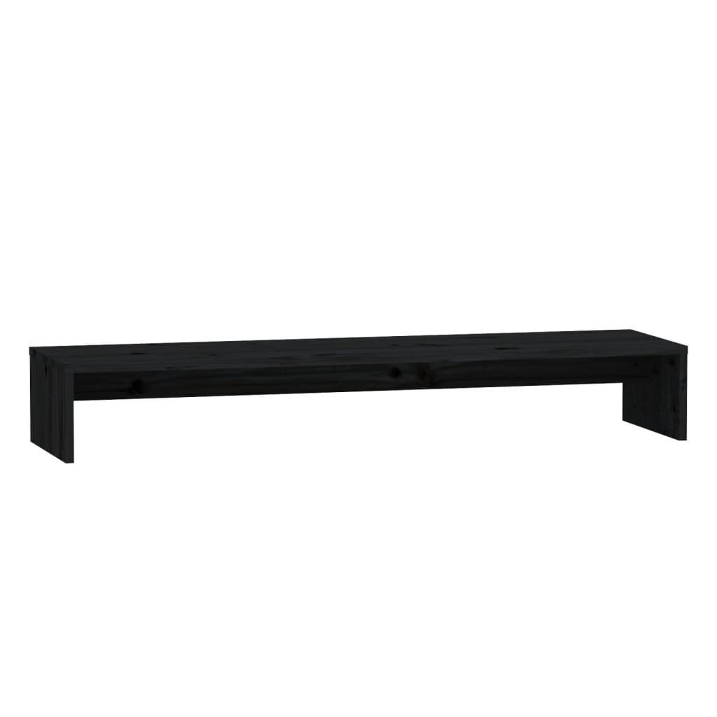 TV Stands Monitor Stand Black/White/Brwon/Natural Solid Wood Pine
