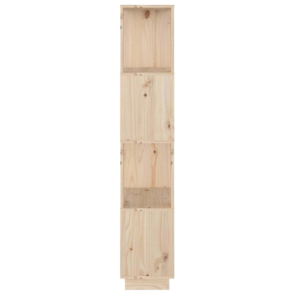 Book Cabinet/Room Divider Shelving Black/Oak/Honey brown/White Solid Wood Pine