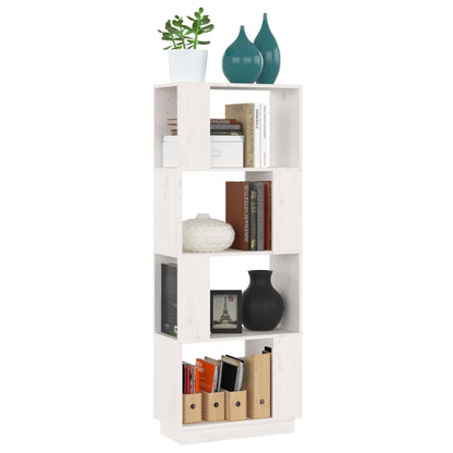Book Cabinet/Room Divider Shelving Black/Oak/Honey brown/White Solid Wood Pine