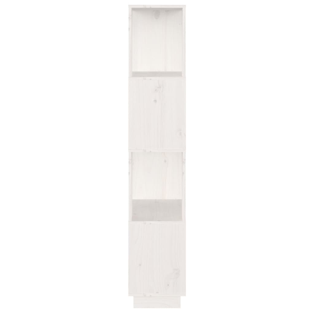 Book Cabinet/Room Divider Shelving Black/Oak/Honey brown/White Solid Wood Pine