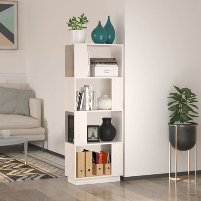Book Cabinet/Room Divider Shelving Black/Oak/Honey brown/White Solid Wood Pine