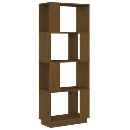 Book Cabinet/Room Divider Shelving Black/Oak/Honey brown/White Solid Wood Pine
