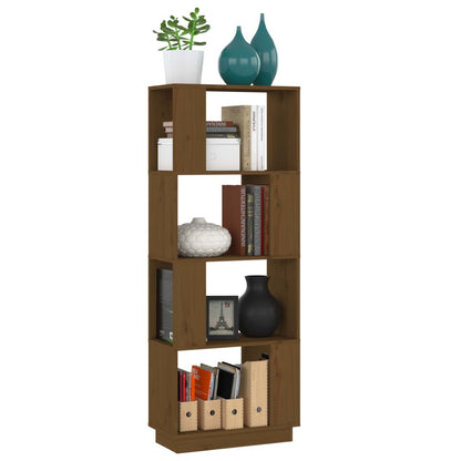 Book Cabinet/Room Divider Shelving Black/Oak/Honey brown/White Solid Wood Pine