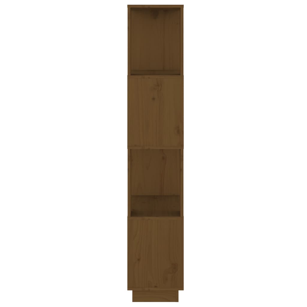 Book Cabinet/Room Divider Shelving Black/Oak/Honey brown/White Solid Wood Pine