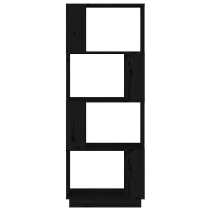 Book Cabinet/Room Divider Shelving Black/Oak/Honey brown/White Solid Wood Pine