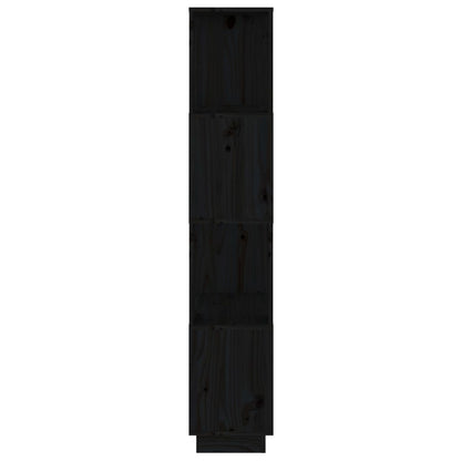 Book Cabinet/Room Divider Shelving Black/Oak/Honey brown/White Solid Wood Pine