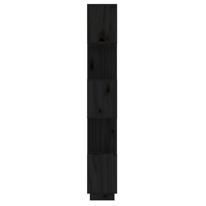 Book Cabinet/Standing Shelves Black/White/Brown/Natural Solid Wood Pine