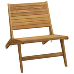 Teak Garden Chair Foldable Outdoor Solid Wood | HomeAndLiving