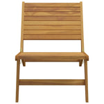 Teak Garden Chair Foldable Outdoor Solid Wood | HomeAndLiving