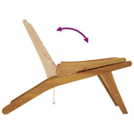 Teak Garden Chair Foldable Outdoor Solid Wood | HomeAndLiving