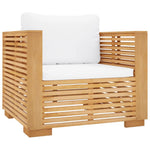 Contemporary Garden Sofa Chair with Cream Outdoor Retreat Outdoor Living