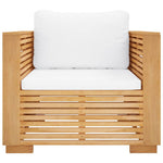 Contemporary Garden Sofa Chair with Cream Outdoor Retreat Outdoor Living