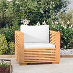 Contemporary Garden Sofa Chair with Cream Outdoor Retreat Outdoor Living