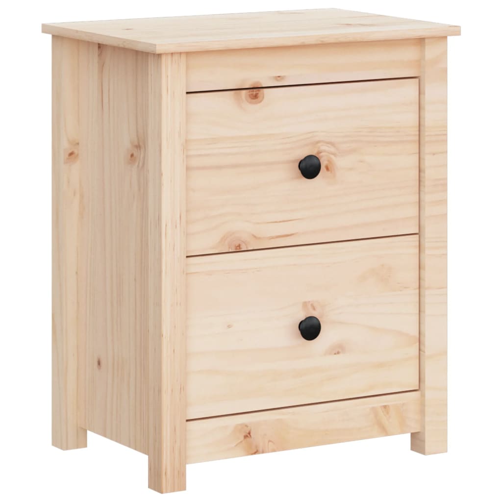 Bedside Cabinets 2 pcs Solid Wood Pine - 50×35×61.5cm