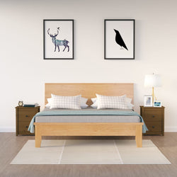 Bedside Cabinets 2 pcs Honey Brown Solid Wood