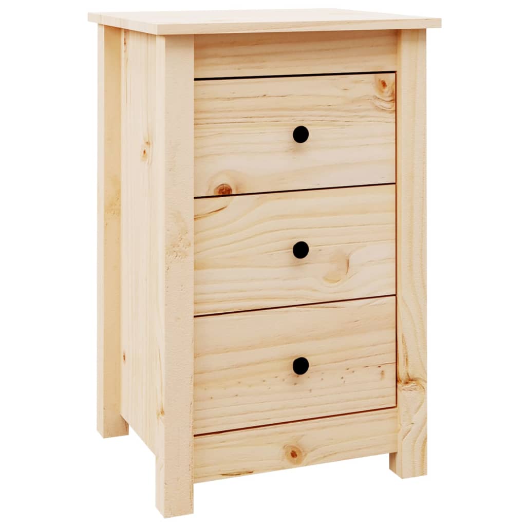 Bedside Cabinets 2 pcs Solid Wood Pine - 40×35×61.5cm