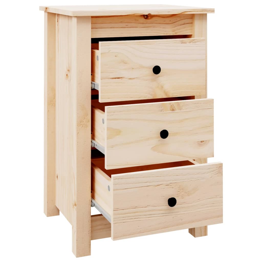 Bedside Cabinets 2 pcs Solid Wood Pine - 40×35×61.5cm