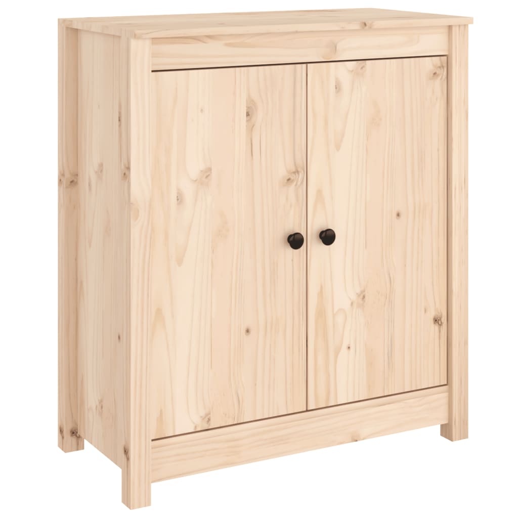Solid Pine Sideboard 70x35x80cm Rustic | HomeAndLiving