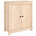 Solid Pine Sideboard 70x35x80cm Rustic | HomeAndLiving