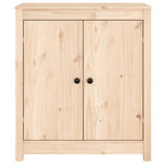 Solid Pine Sideboard 70x35x80cm Rustic | HomeAndLiving