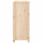 Solid Pine Sideboard 70x35x80cm Rustic | HomeAndLiving