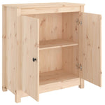 Solid Pine Sideboard 70x35x80cm Rustic | HomeAndLiving
