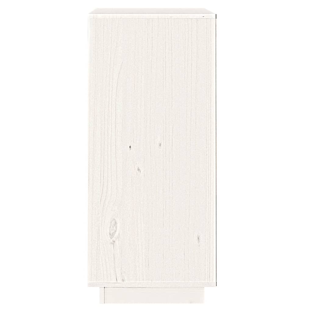 Sideboard White Solid Wood Pine