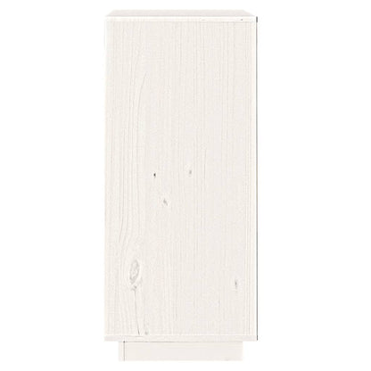 Sideboard White Solid Wood Pine