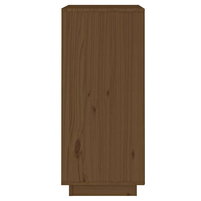 Sideboard Honey Brown Solid Wood Pine
