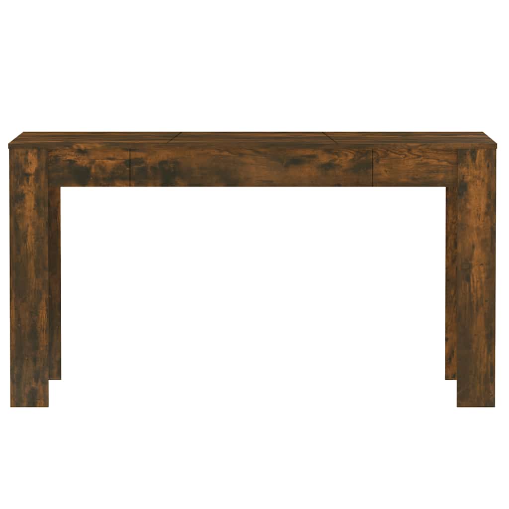 Smoked Oak Dining Table 140cm Engineered Wood | HomeAndLiving
