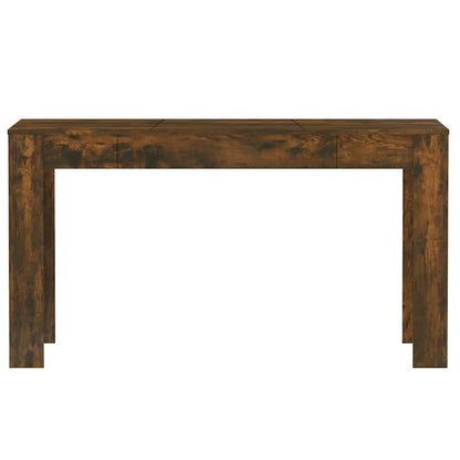 Smoked Oak Dining Table 140cm Engineered Wood | HomeAndLiving