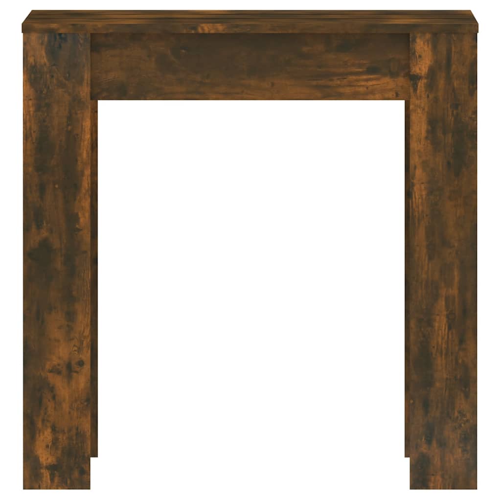 Smoked Oak Dining Table 140cm Engineered Wood | HomeAndLiving