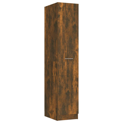 Apothecary Cabinet Smoked Oak Engineered Wood