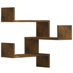 Wall Corner Shelves Set 2 Smoked Oak | HomeAndLiving