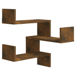 Wall Corner Shelves Set 2 Smoked Oak | HomeAndLiving
