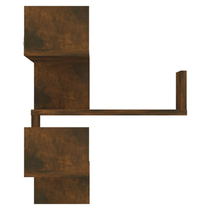 Wall Corner Shelves Set 2 Smoked Oak | HomeAndLiving