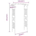Bamboo Rose Arch Garden Trellis 187cm | HomeAndLiving