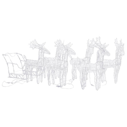 Sleigh Christmas Decoration 320 LEDs Acrylic