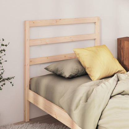 Modern Bed Headboard Solid Wood Pine