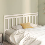 Bed Headboard (White) Solid Wood Pine