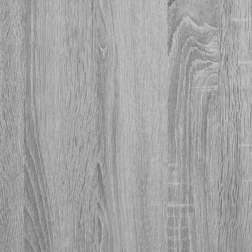 Engineered Wood Wardrobe Cabinet Freestanding Clothes Storage with Hanging Rail