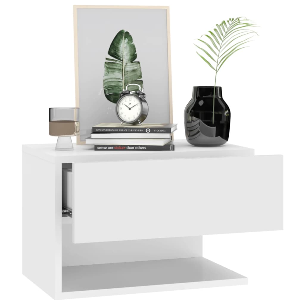 Wall Bedside Cabinet - 46×29.5×30cm