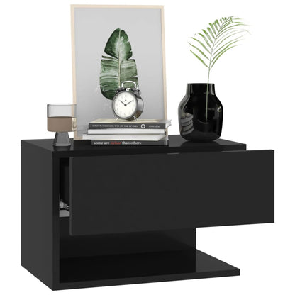 Wall Bedside Cabinet Engineered Wood - 46×29.5×30cm