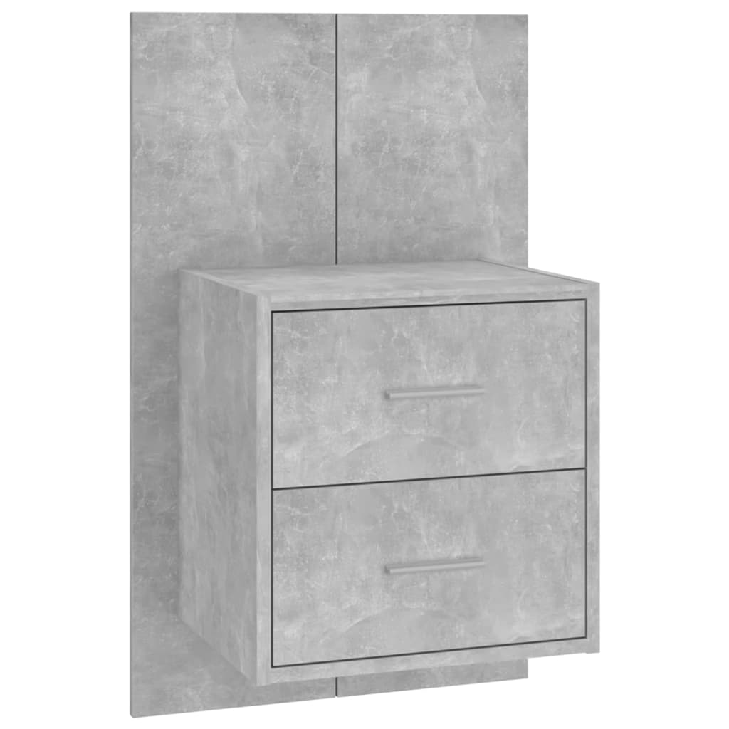 Wall Bedside Cabinet Engineered Wood - 48.5×32.5×80cm