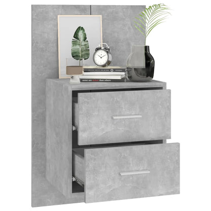 Wall Bedside Cabinet Engineered Wood - 48.5×32.5×80cm