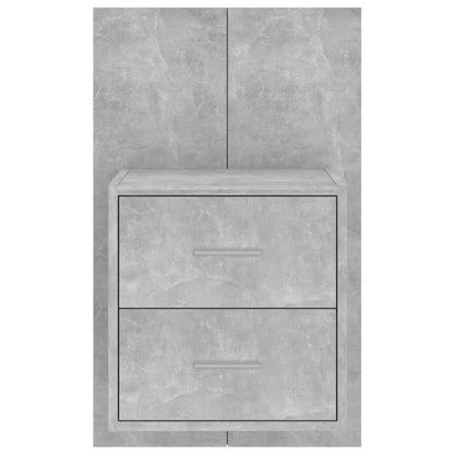 Wall Bedside Cabinet Engineered Wood - 48.5×32.5×80cm